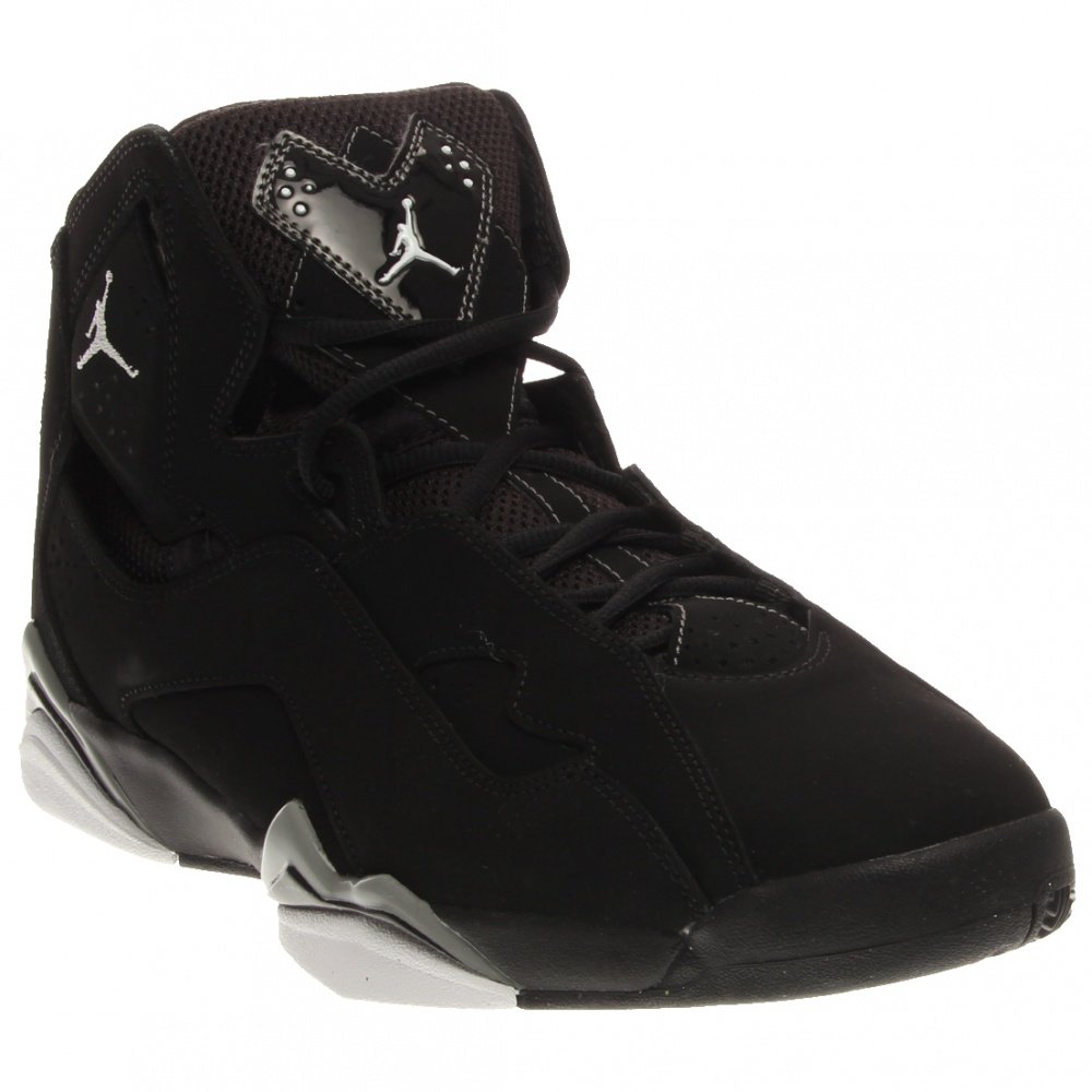 Jordan Nike True Flight Men Sneakers BlackCool GreyWhite 342964-010 Size: 8.5 product thumbnail 2