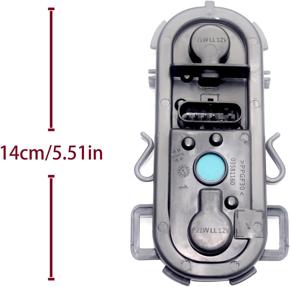 Tail Light Holder Fit for BMW X1 F48 2016 2017 2018 2019, Rear Tail Lamp Connector Board Assembly Replace 63217456407, 1 Pack