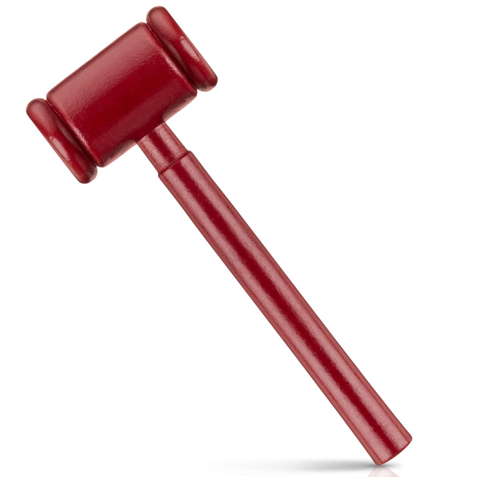 1 Pcs Mini/Large Wooden Gavels Bulk Halloween Prop, 6.89''x2.36''x1.38''