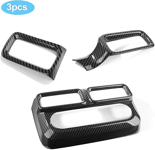 Miniatura 6 de ANFOKAS Para Ford Maverick 2022 2023 XL XLT Lariat Accesorios Auto Dashboard Central Consola Cubierta de ventilación de aire Tapicería Decoración