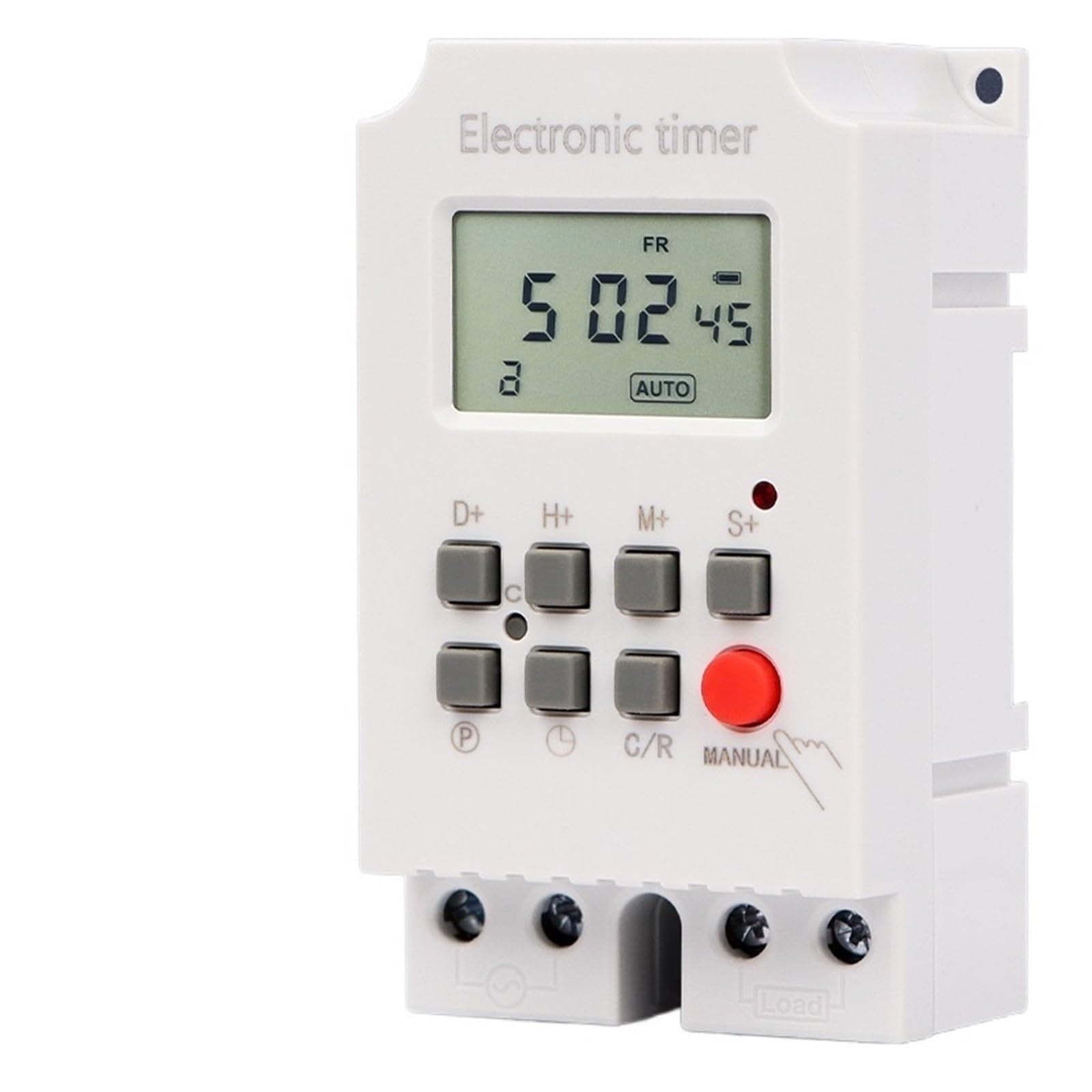 Electronic Timer Switch Relay 220V 25A Weekly 7 Days Minutes Second 168 Hours Control Programmable(KG316T-X)