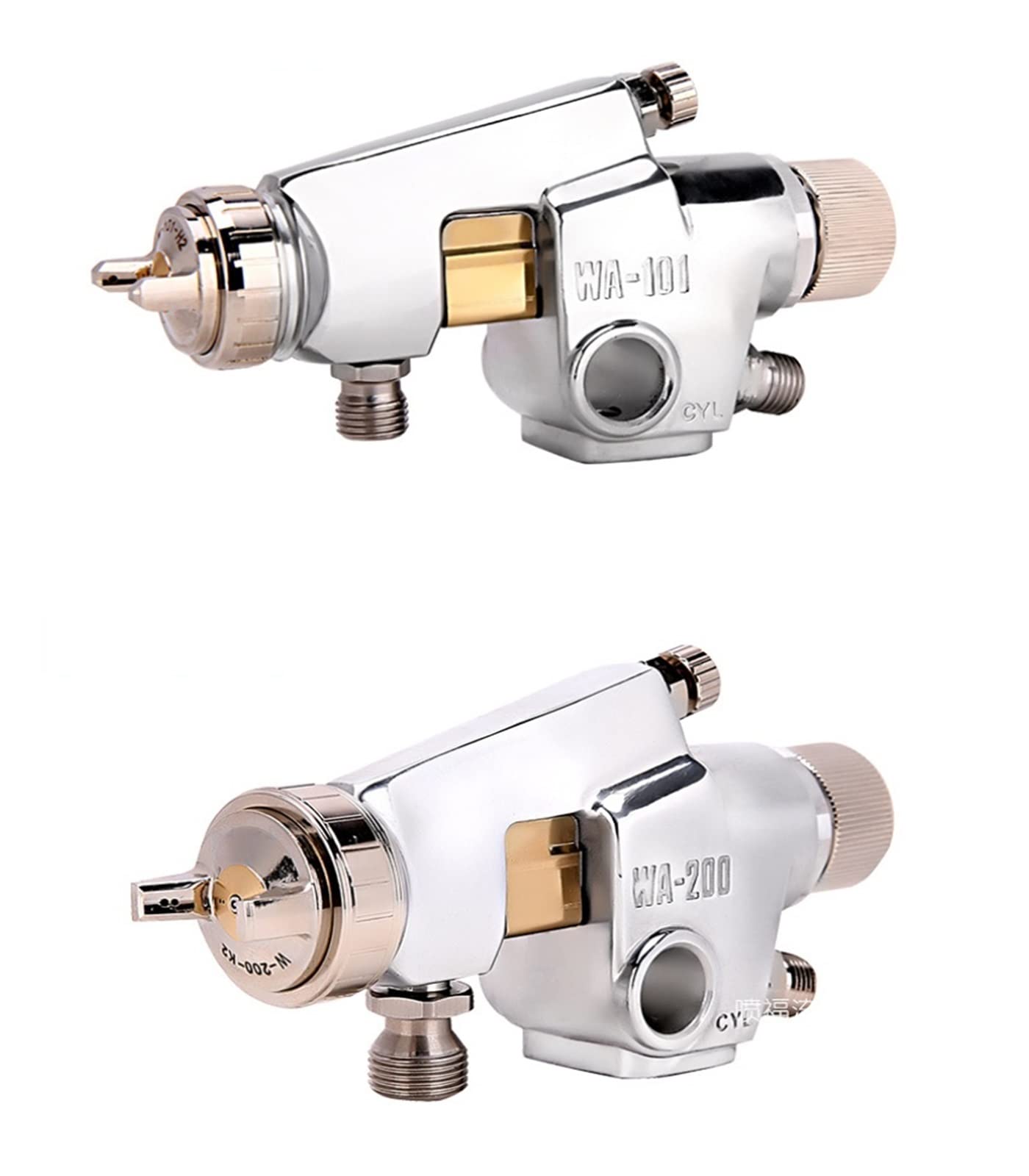 Pistolet Natryskowy, WA-101 Przemysłowy Pistolet Natryskowy Maszyna Tłokowa O Wysokiej Atomizacji Profesjonalne Automatyczne Narzędzie Do Natryskiwania Natrysk Pneumatyczny(1.5mm Caliber)