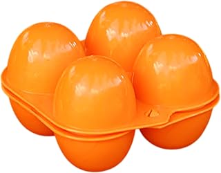 Portador de huevos para viajes, organizador de huevos para refrigerador, bandeja de alimentos portátil a prueba de golpes para organización de cocina, refrigerador, viajes al aire libre, picnic