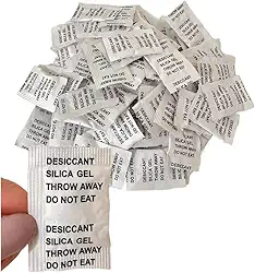 Anti Mofo e Umidade Sílica Gel Desumidificador 200 Sachês