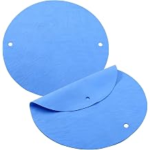 2Pcs 12 Inch Blue Pottery Wheel Bats, Anti-Slip BatMate Clay Throwing Cloth, Ceramic Bat Accessories for Potters Wheels, Minimizes Wobble and Warping During Clay Making