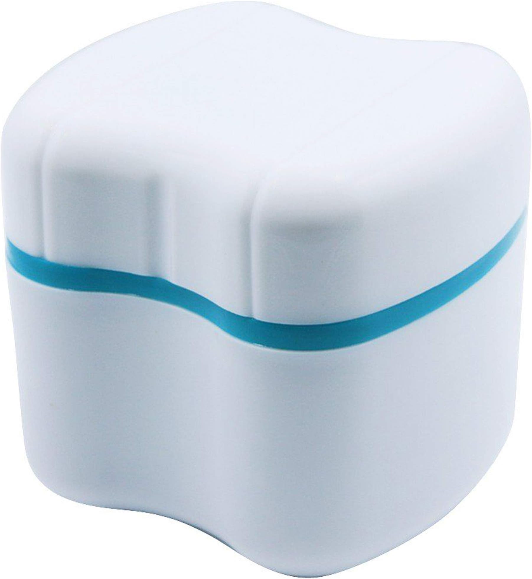 Strong Denture Case, Upgraded Dentures Box, Denture Brush Retainer Case, Denture Cups Bath, Dentures Container with Basket Denture Holder, Retainer Cleaning Case, Perfect To Safe Guard Dentures