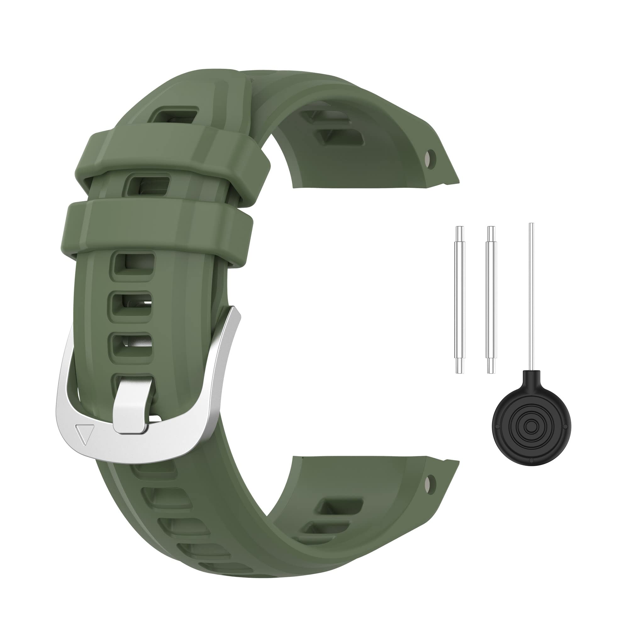Correa para Garmin Instinct 2S, correa de repuesto de silicona suave para Garmin Instinct 2S Solar (sin rastreador)