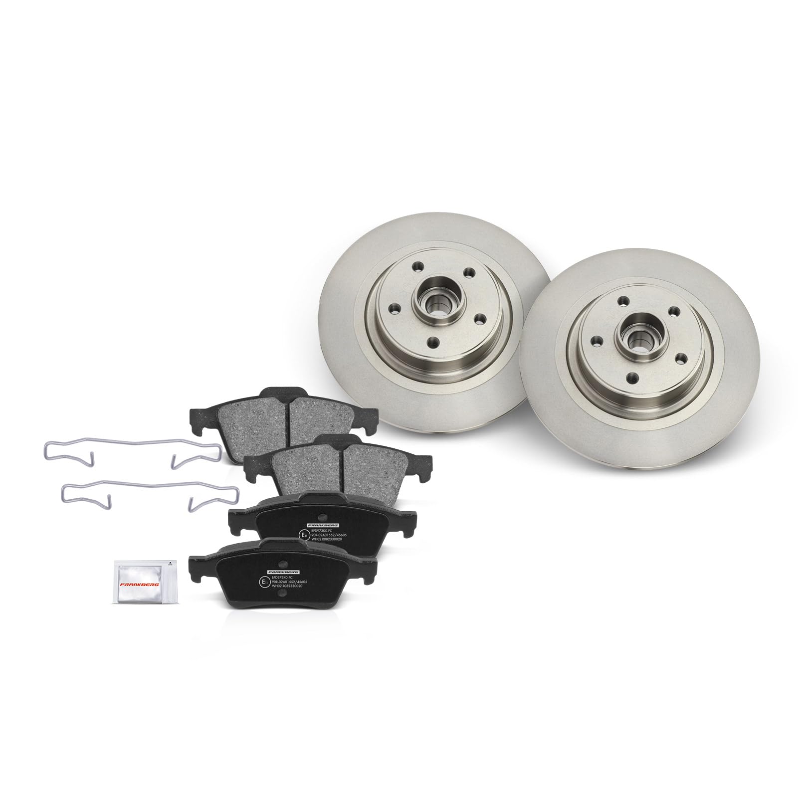 Frankberg 2 discos de freno 4 pastillas de freno | 402021651R; Compatible con: Espacio IV JK0/1, Vel Satis BJ0