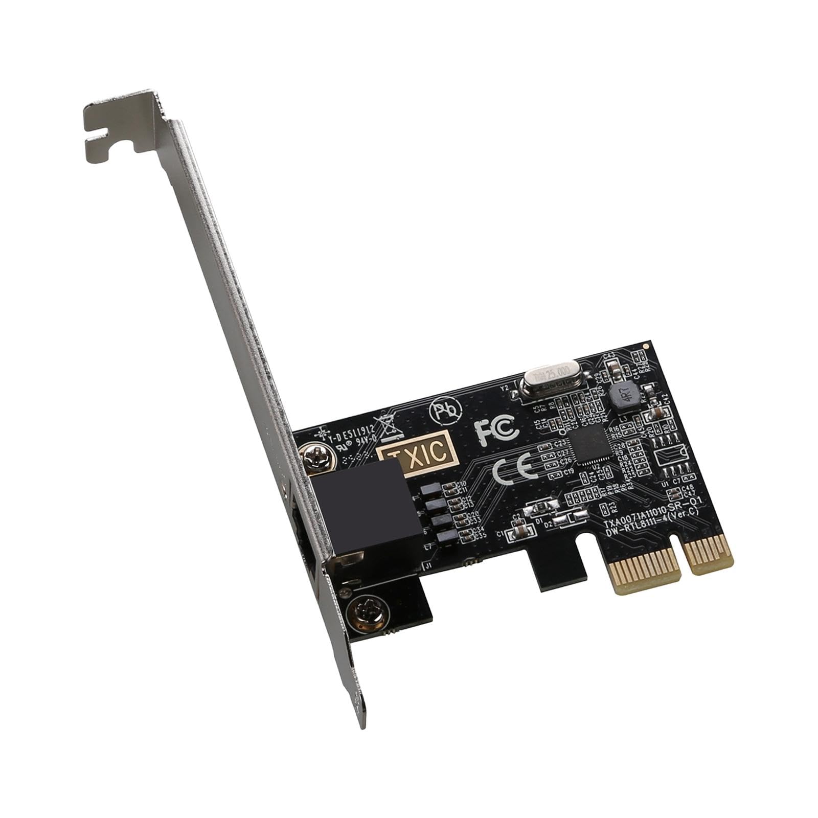 Network Card NIC Card Desktop PC 1 Port Servers Chipset Card PCI Expressnetwork Cards Interface Add on Cards Computer Components Parts Computers Tablets-image-20