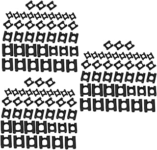 VICASKY 120 Peças Porcas De Bloqueio Eixo U Clipe De Porta De Parafuso Universal Rebite Painel De Arruelas De Para-Choque Kits U-Interior Para Móveis Retentores Clipes De Fixação De Carro