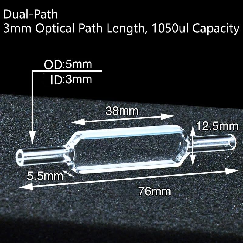 Cuvette quartz 3mm double trajet pour sécuriser vos analyses de recheche - 2