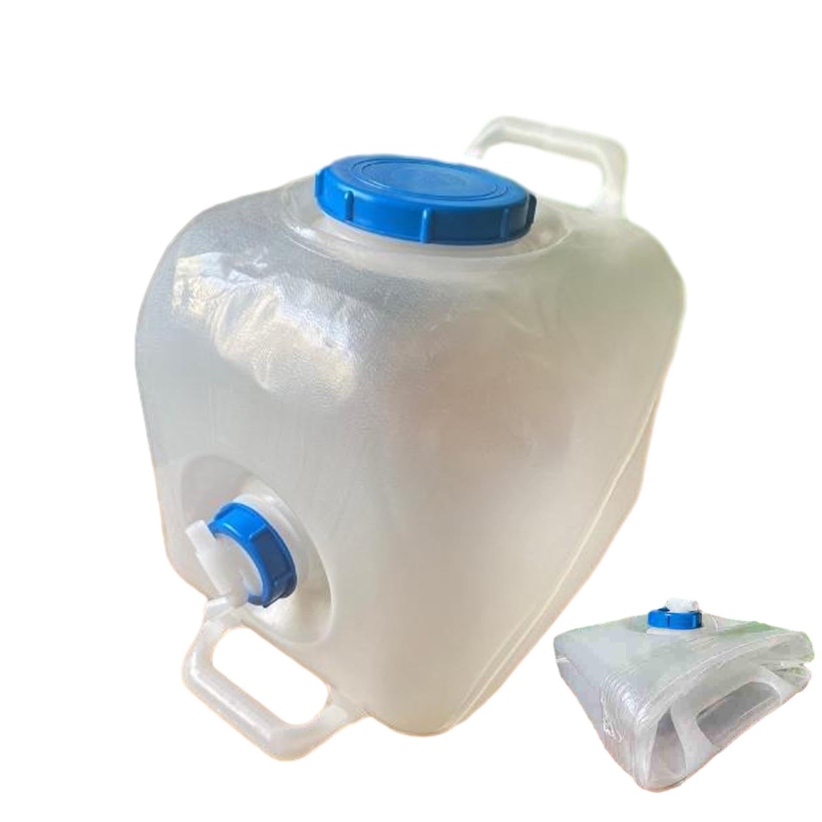 20L Collapsible Water Container - Water Storage Jug, Camping Water Container | Drinking Car Water Carrier Container, Camping Water Container with Spigot for Outdoor Hiking Backpacking
