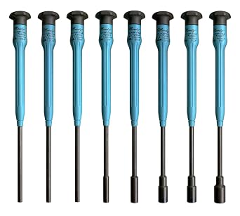 Moody Tools 58-0421 8-Piece ESD Safe SAE Nut Driver Set