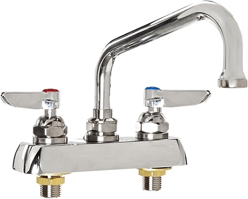 TS Brass B-1110 - Grifo para mesa de trabajo, cromado, 1 unidad