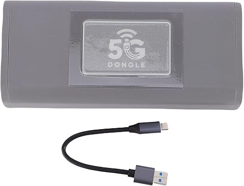 Jectse 5G USB Modem, 2.5Gbps High Speed Portable Mobile Hotspot Router with Built in Antenna for Gaming Video Streaming Worldwide