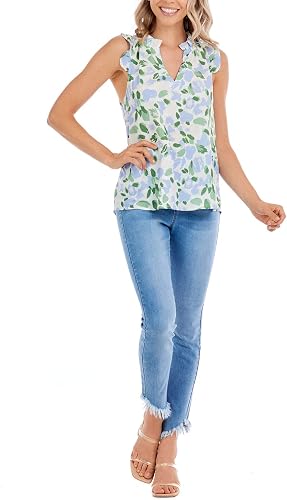 Mud Pie Women's Angeline Tank, Purple, Small
