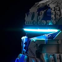 Vista 2 de Kit de luces LED para Lego Captain Rex 75349 Juego de iluminación de conexión USB compatible con Lego 75349 (solo luces, sin modelos Lego)