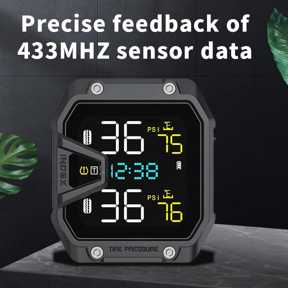 Kabelloses Motorrad für TPMS-Alarmsystem, IP65, Echtzeit, kabellos