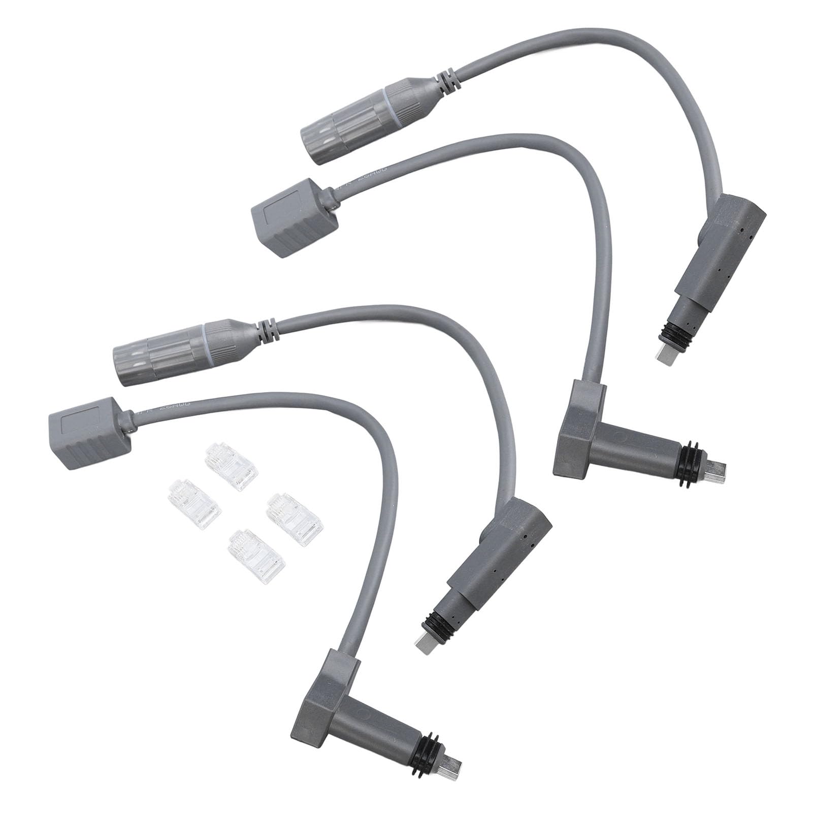 Hidyliu Cable Adaptador SPX a Conector RJ45, Conector Impermeable de 1200Mbps para Uso en Interiores y Exteriores, Paquete de 4