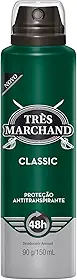 Très Marchand Desodorante Aerossol Classic 150 Ml (90G)