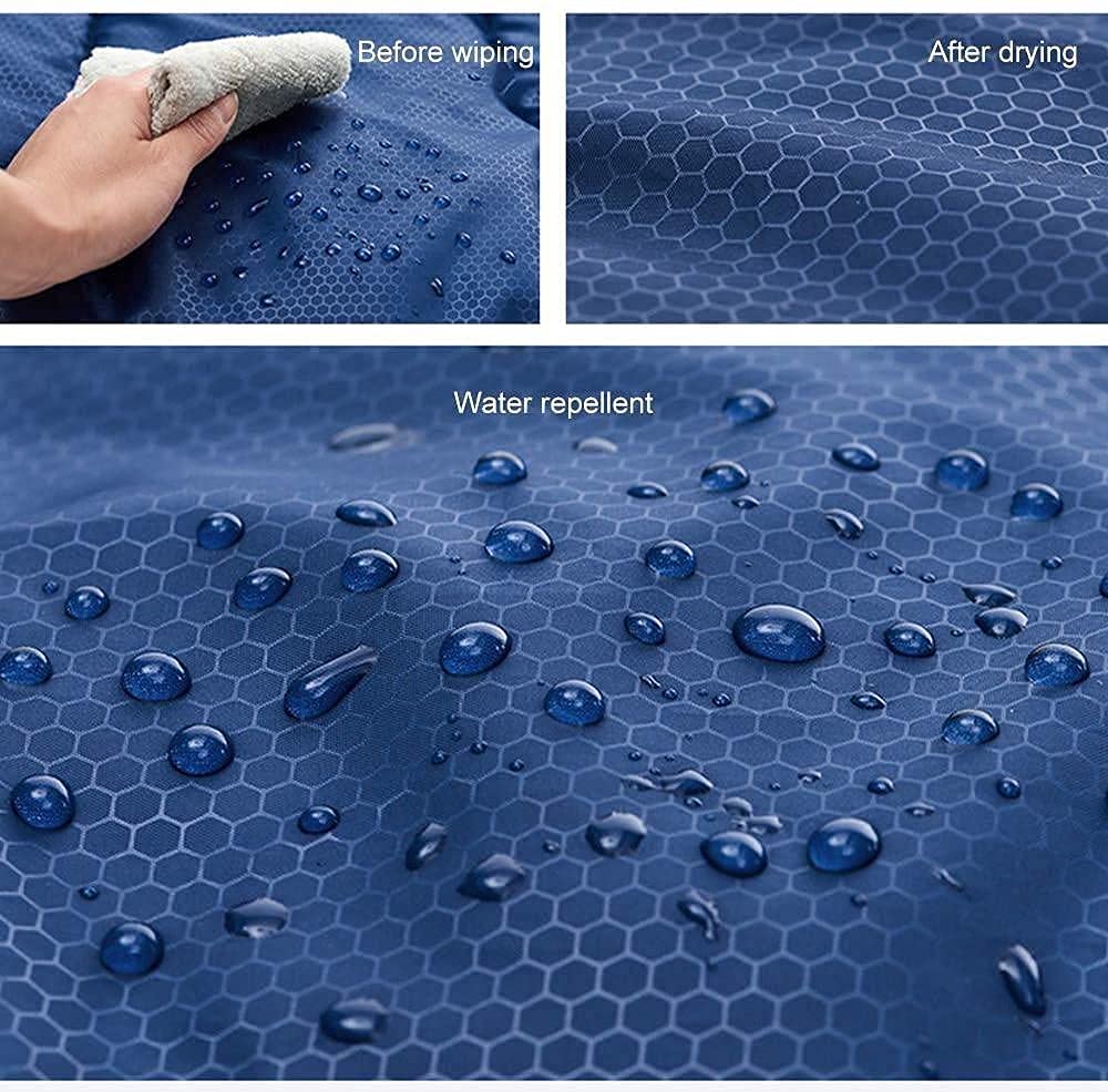 Sacco a Pelo Ultra Caldo Leggero Sacchi a Pelo per Adulti Autunno Inverno con Sacco a Compressione Indoor Outdoor (Grigio Blu)