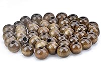 Vista 61 de AD Beads Espaciador de madera de agujero grande, pulsera para hacer joyas, collar, candelabro, cuentas de rosario de madera grandes, cuentas