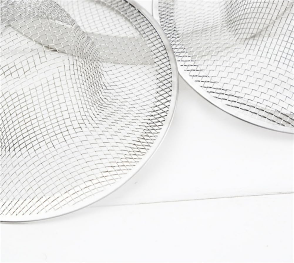 8PCS Heavy Duty Stainless Steel Sink Strainer,Sink Basket Set, Fits Most Kitchen Sinks, Bathroom Sinks,Shower Drains，2 pc 4.33''，3.54''，2.75''，2.12''