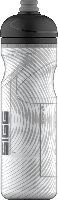 SIGG - Miękka butelka do picia rowerowego  Pulsar Therm Snow  możliwość zgniatania  nadaje się do mycia w zmywarce  lekka jak piórko  szczelna  nie zawiera BPA  biała, 0,6