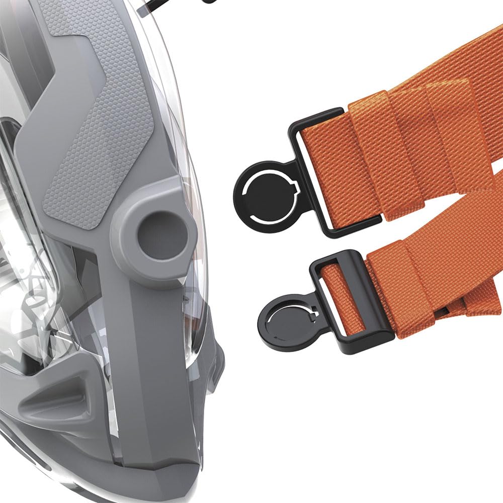 Seac Libera, Maschera Integrale da Snorkeling di Nuova Generazione, Silicone Ipoallergenico, Sgancio Rapido, 4 Taglie