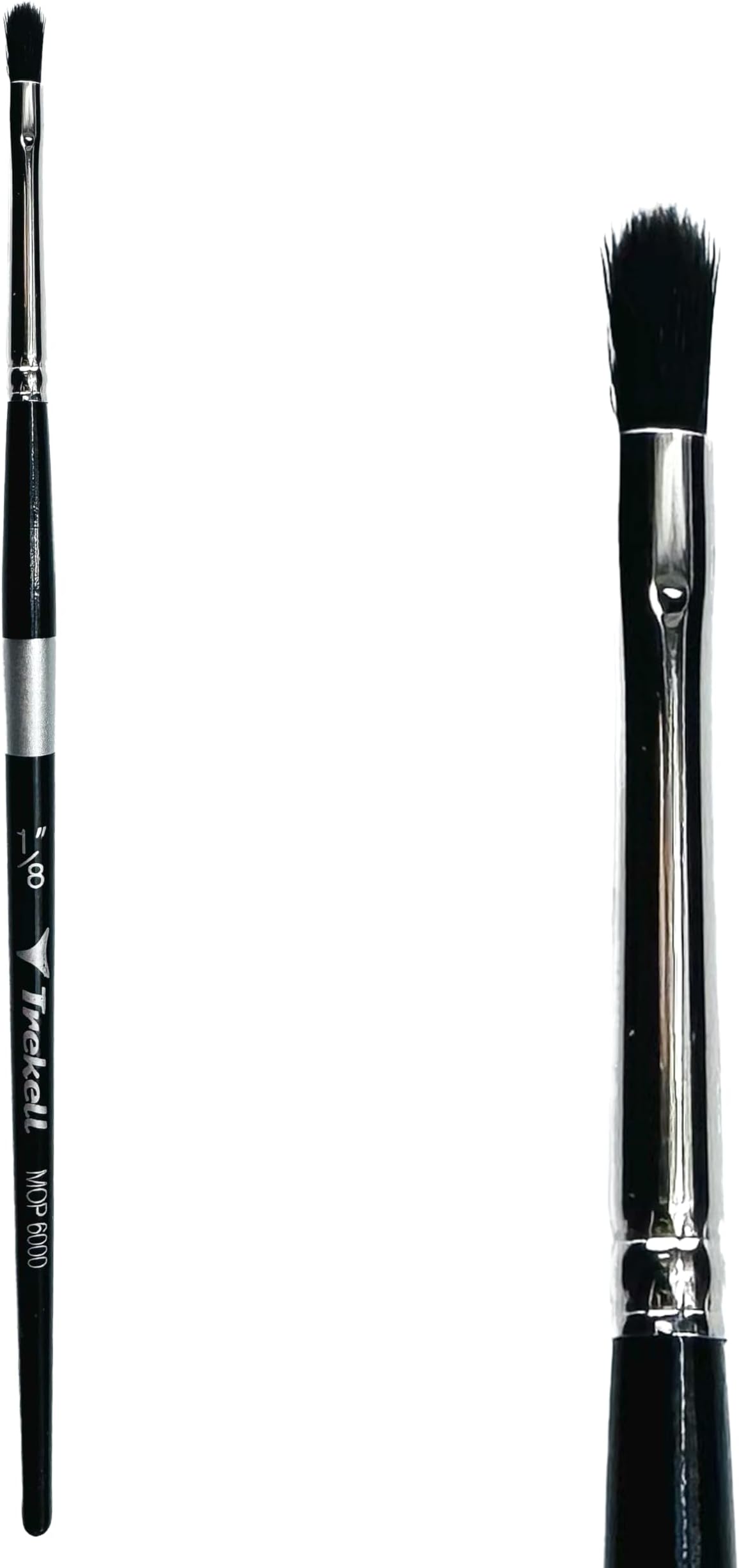 Trekell Mop Artist Brushes for Watercolor, Acrylic, and Oil Painting - Short Handle