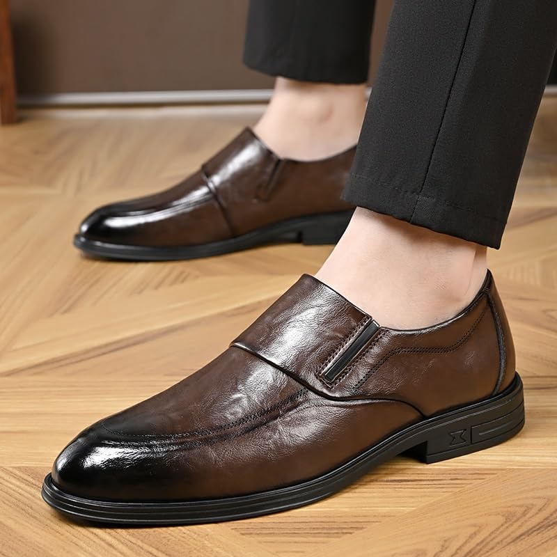 Men's Business Dress New Shoes Classic Comfortable Leather Shoes for Men British Style Daily Causal Leather Shoes Men2