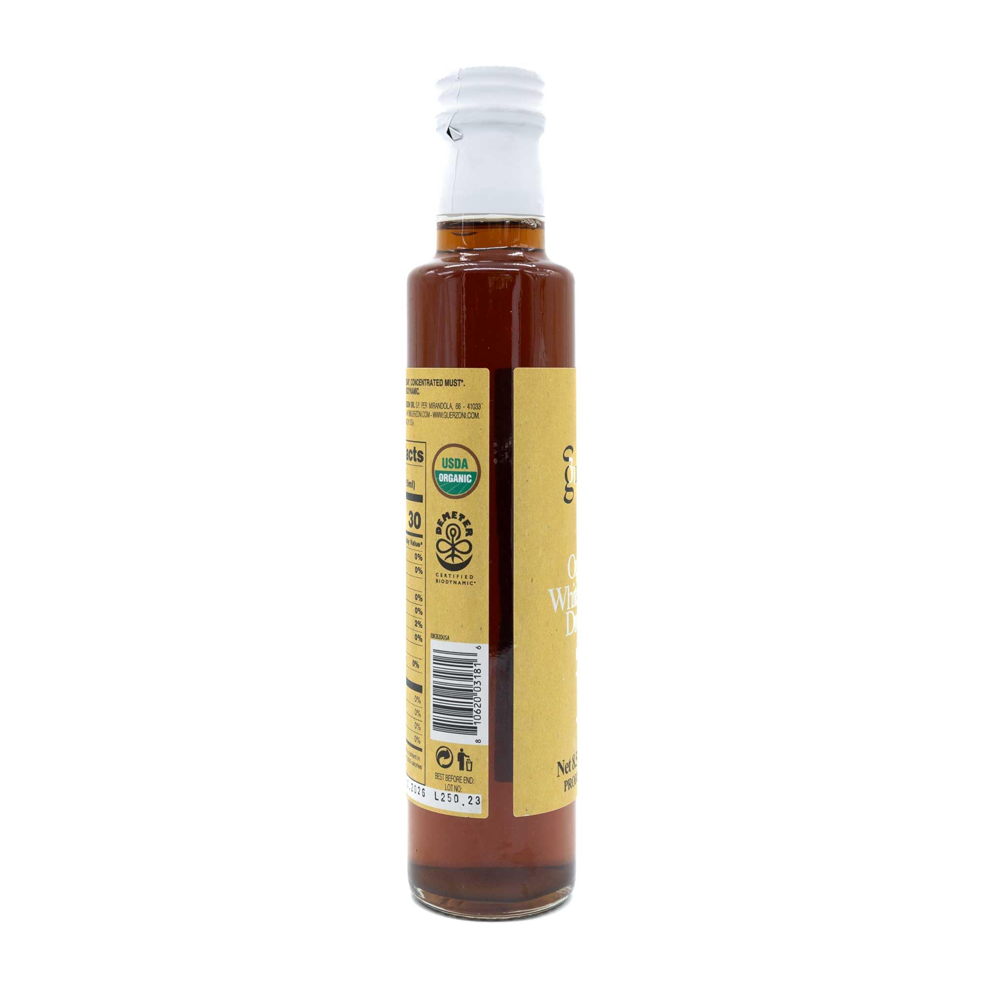 Condimento Agrodolce Bianco GUERZONI - Confezione da 3 bottiglie da 250 ml - Biologico, Biodinamico (Demeter), Vegano, Vegetariano, Senza OGM, Gluten Free