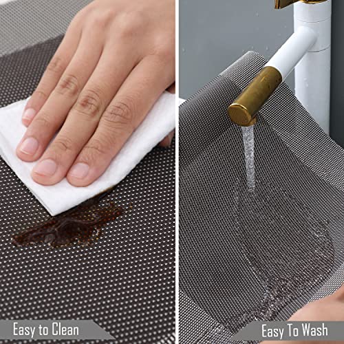 Image of HOKIPO Dining Table Placemats 4 Pieces with Runner (AR4230)