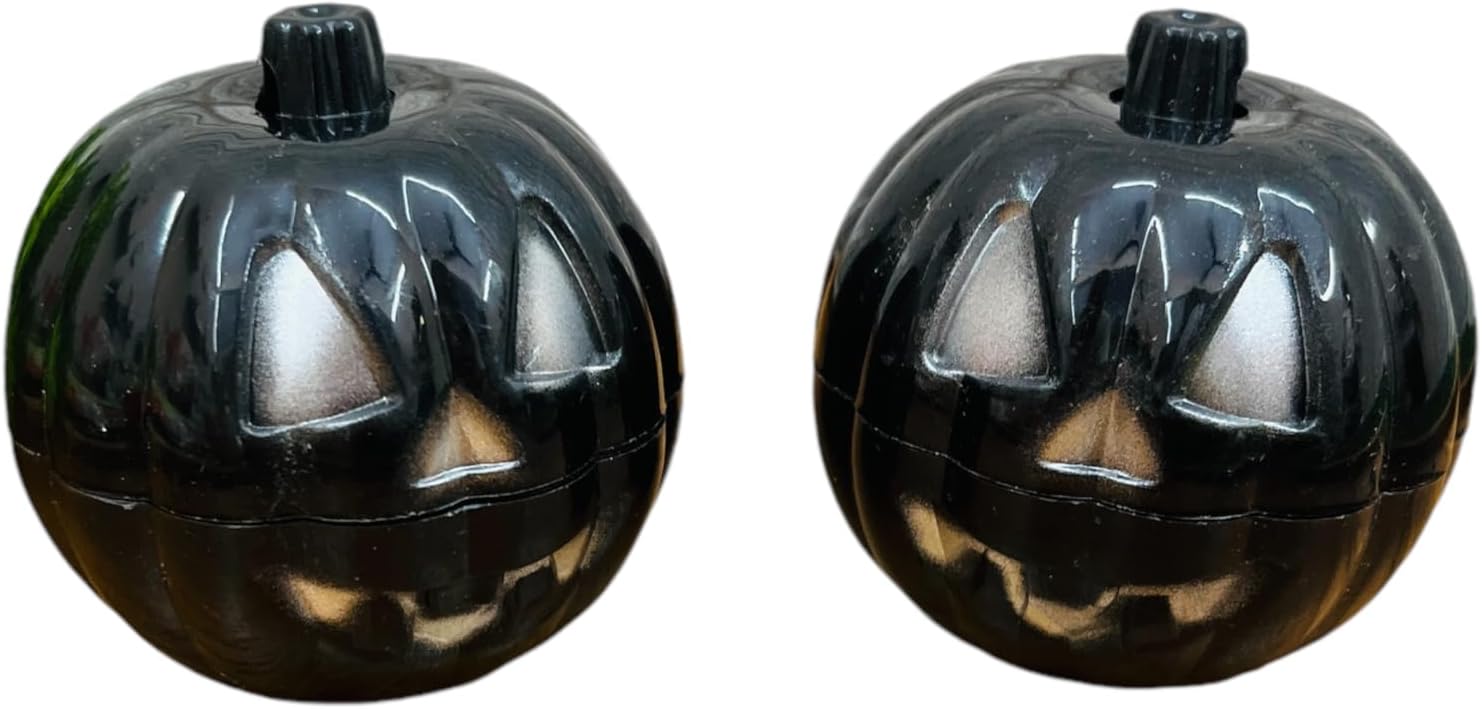 Economical Store Small Black Devil Pumpkin Candy Case with hangi Horror Ghost Lantern Hanging Lamps Candy Baskets for Halloween Party Outdoor Indoor Decoration Kids Candy Baskets (Pack of 2)