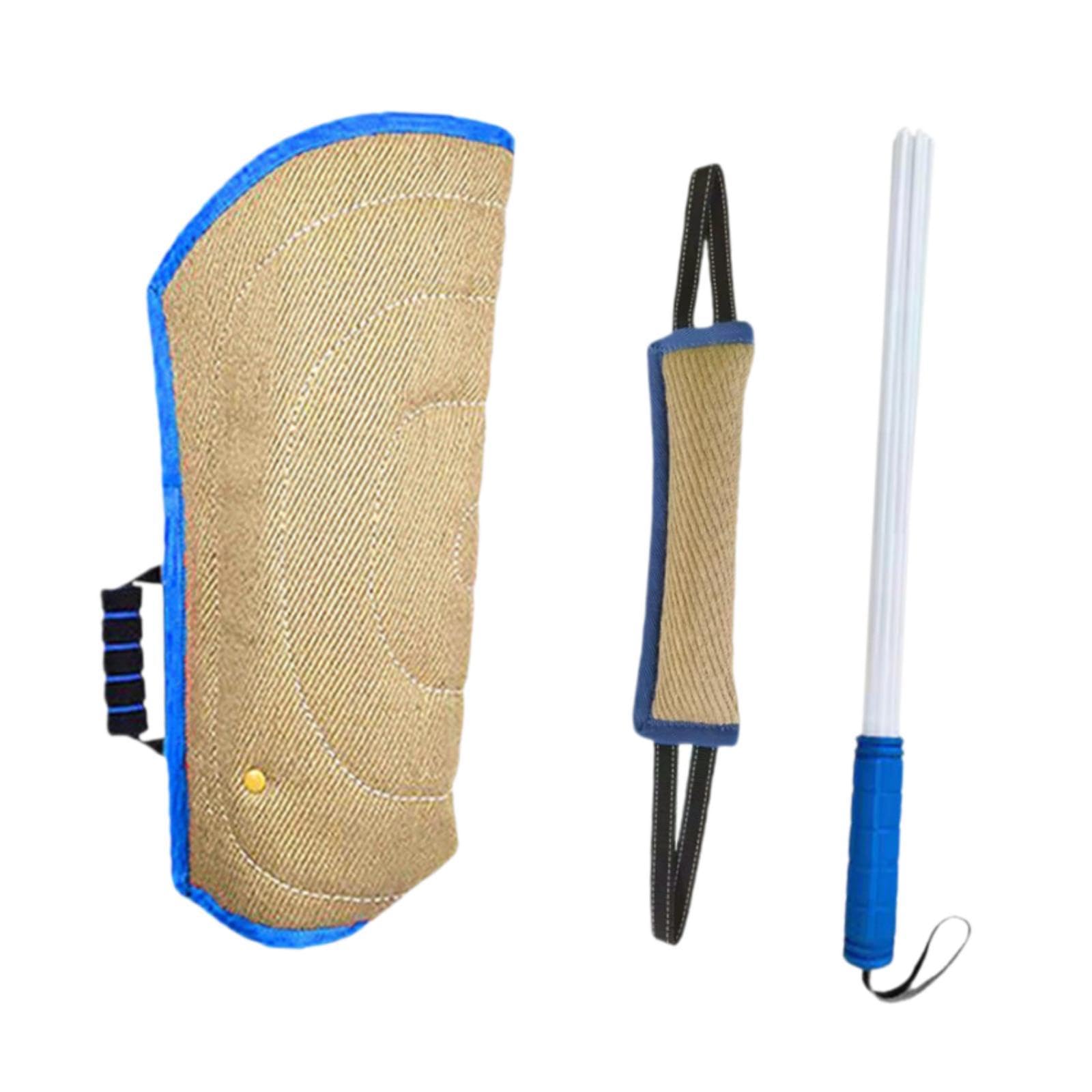 3X Set de Entrenamiento de para Perros con Brazo para, Juguete Masticable para Perros, Cojín de, Barra de Entrenamiento para PE