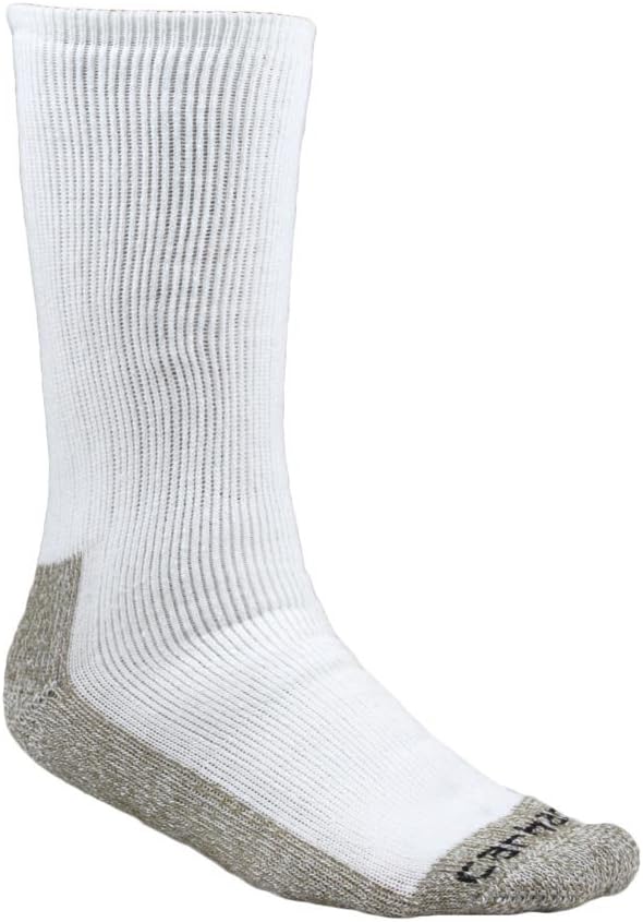 Carhartt Men's SB7672M Midweight Steel Toe Boot Sock 2-Pack
