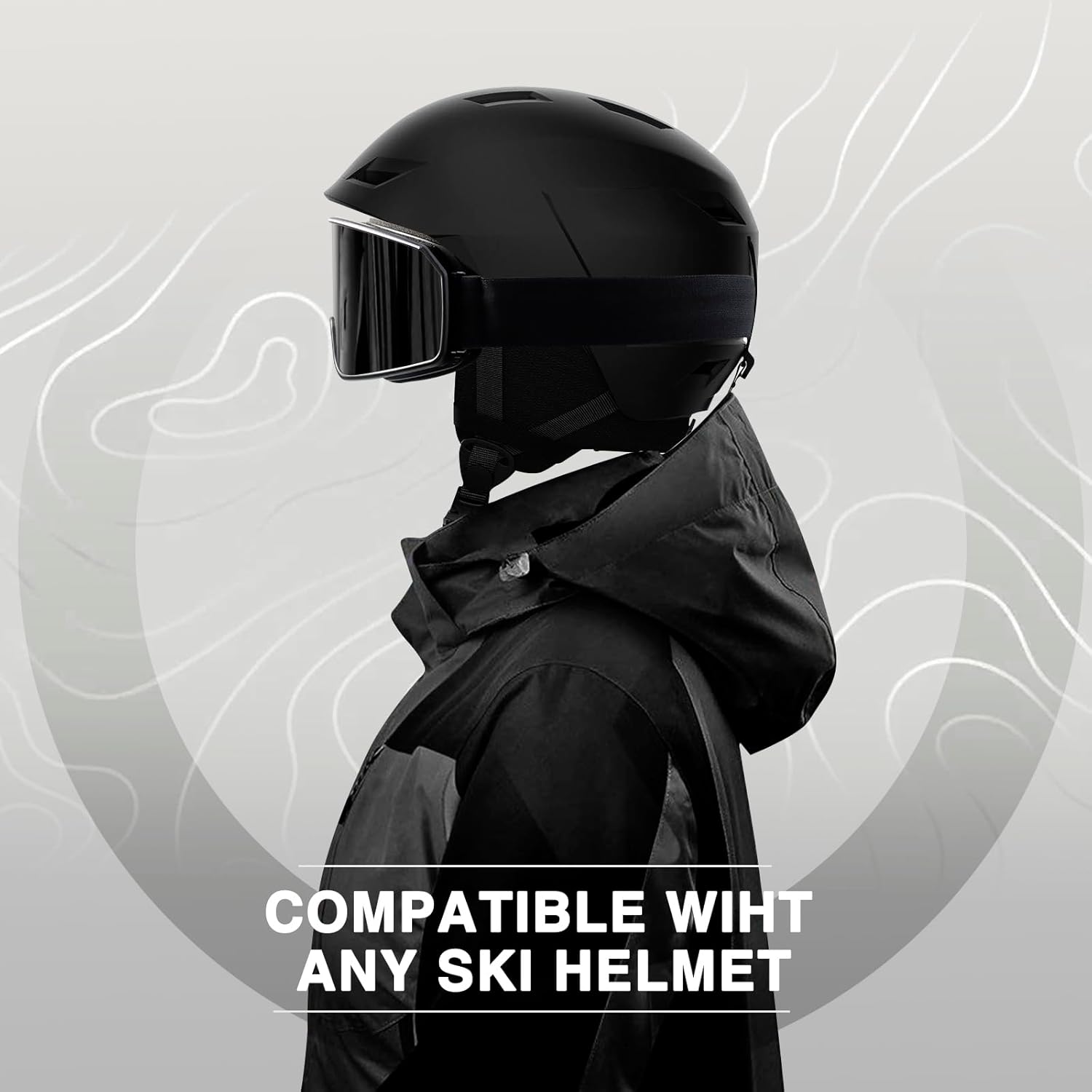 SPOSUNE Ski Goggles Over Glasses with Dual lens | Anti-fog Anti-UV Snow Goggles for Men Women Youth Skiing Snowmobile - Image 7