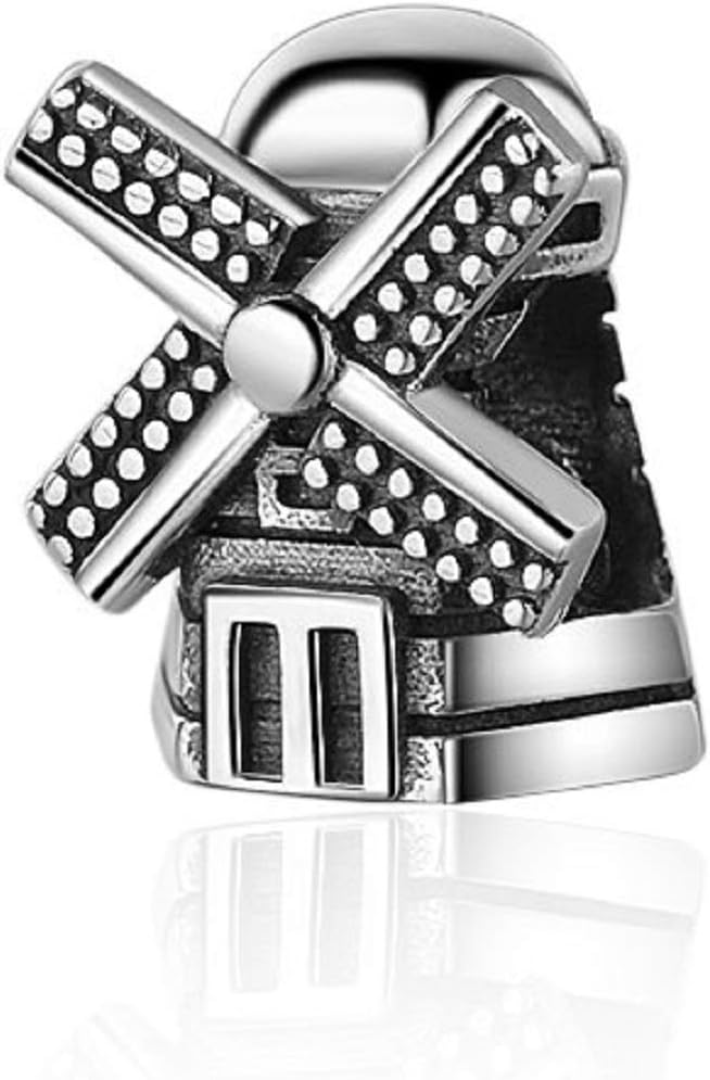 EVESCITY Many Fun Styles Sterling Silver Beads for Charm Bracelets Best Jewelry Gifts