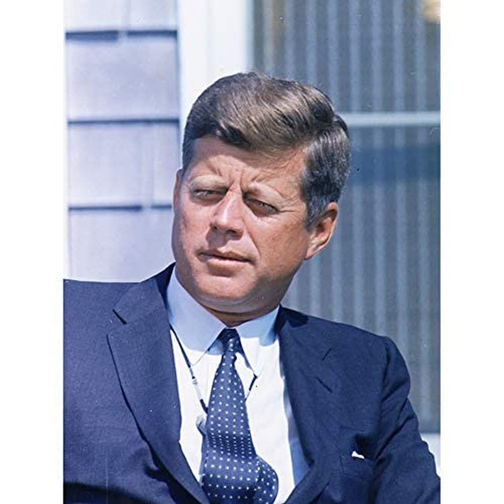 Cronkite President JFK Kennedy Interview Photo Unframed Wall Art Print Poster Home Decor Premium