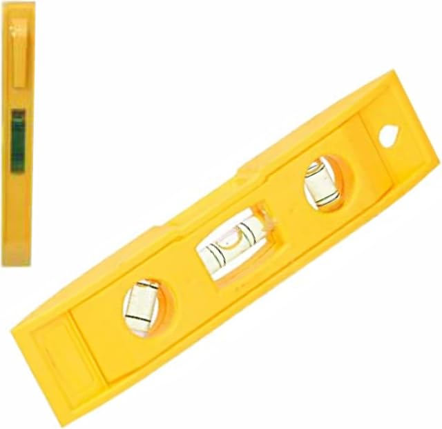 Spirit Level Shockproof Toolbox Leveler Torpedo and Scaffold Boat Level Aluminum Alloy Construction Spirit Level Plastic Bubble Ruler Level