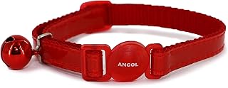 Ancol Reflektierendes Katzenhalsband, glänzend, mit Sicherheitsschnalle