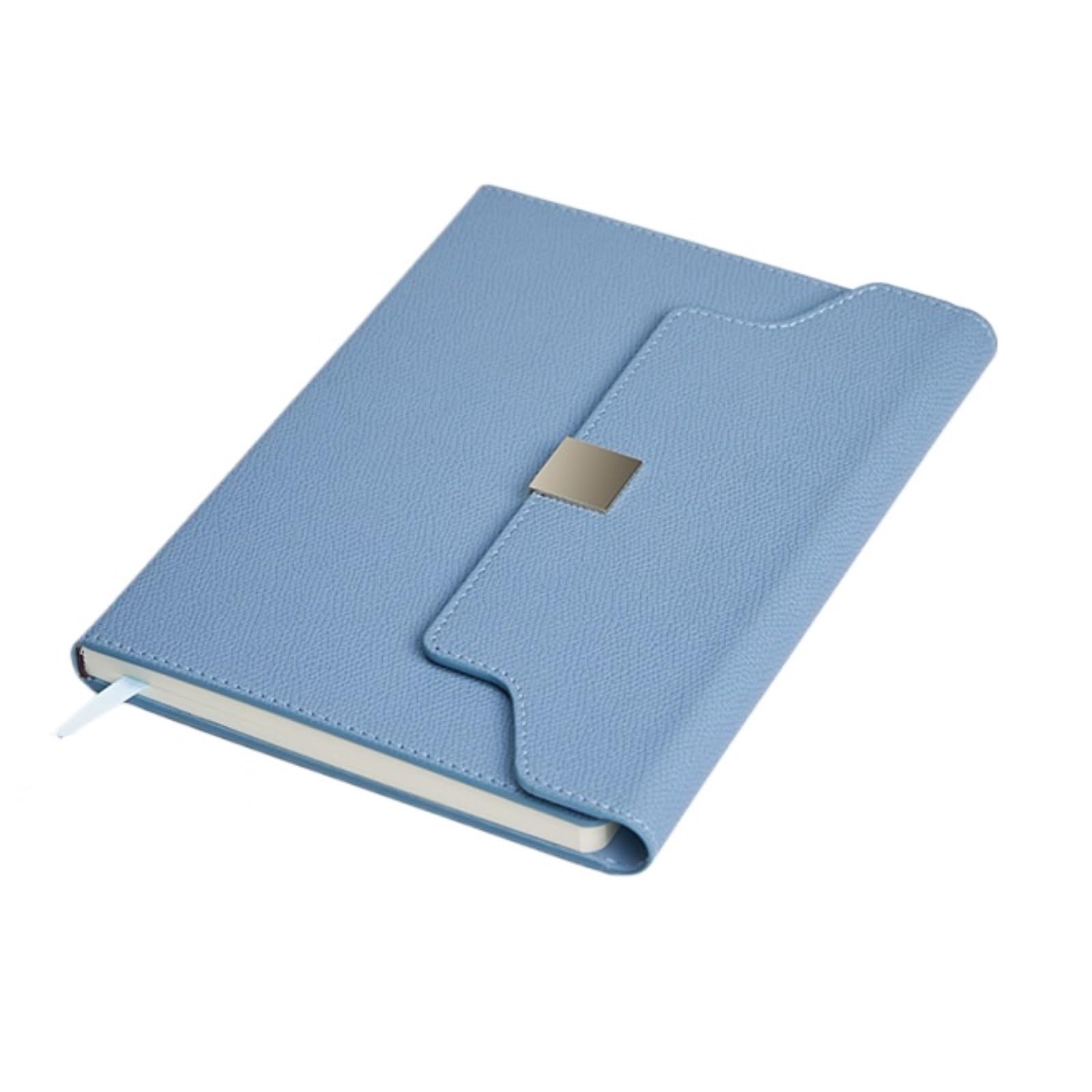Schreibblock Notizblock A5 Notizbuch Mit Dickem Papier, Tagebuch, Softcover, Protokoll Geeignet für Lernen(Light Blue)