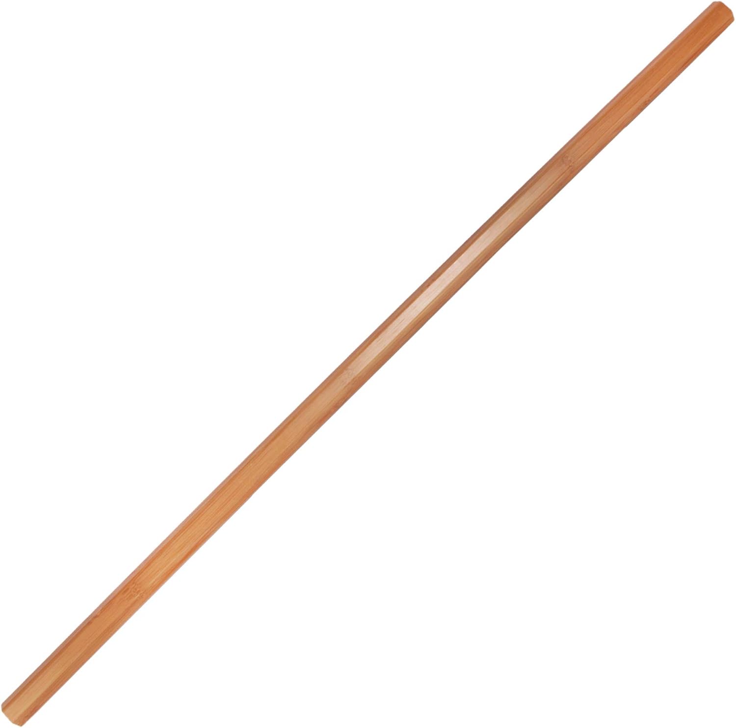 BambooMN Men's Natural Bamboo Lacrosse Shaft Stick Handle, Varies Length Size, Carbonized Brown