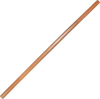 BambooMN Men's Natural Bamboo Lacrosse Shaft Stick Handle, Varies Length Size, Carbonized Brown
