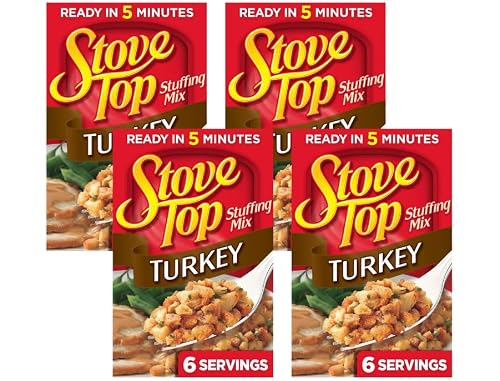Stove Top Turkey Stuffing Mix, 6 OZ (Pack of 4)