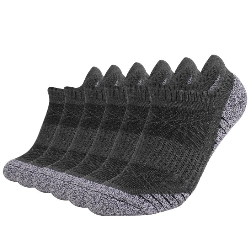 Gepolsterte Sportsocken – Gepolsterte Laufsocken for lange Distanzen for Männer und Frauen, atmungsaktive Sportsocken