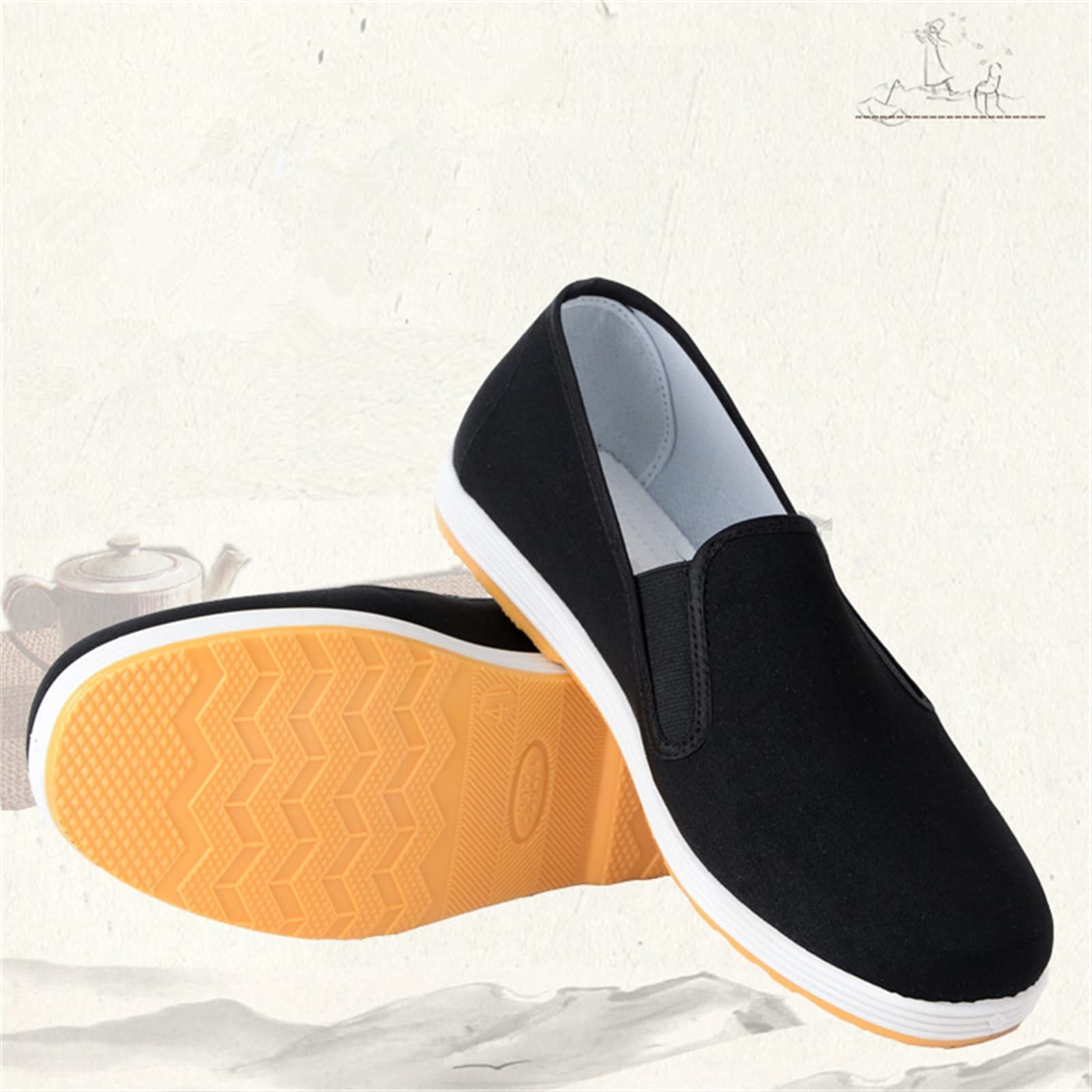 Chaussures Traditionnelles Chinoises Homme - Mocassins D'été En Maille Respirante, Semelle Souple, Slip-on Confortable - 9