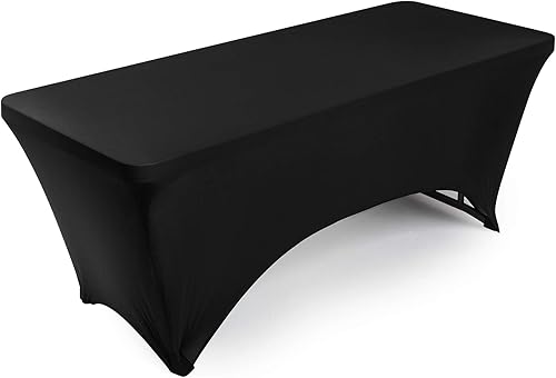 Lann's Linens mantel ajustado rectangular de licra, varios colores y tamaños disponibles.