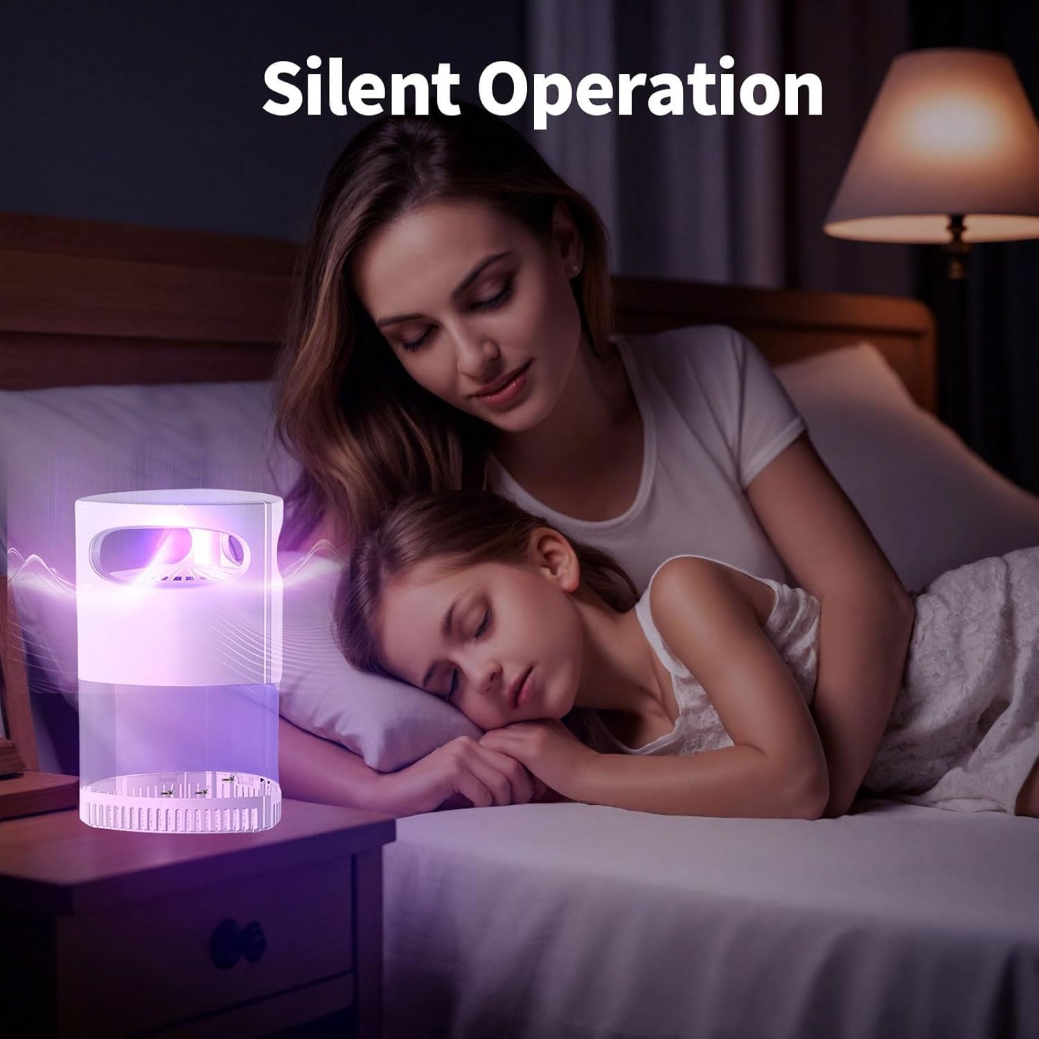 Potente Trappola per Mosche Interna Elettromacchina Zanzare con Luce e Aspirazione Non Sono Necessarie Schede Adesive Miglior Catturatore Moscerini Falene delle Frutte