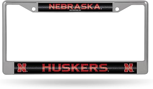 Miniatura 84 de Rico Industries NCAA 12 x 6 pulgadas, accesorio de automóvil cromado plateado brillante para automóvil/camión/SUV